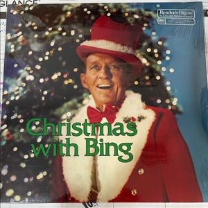 Christmas with Bing Vinyl Record 1980 UNOPENED STILL IN PLASTIC WRAP